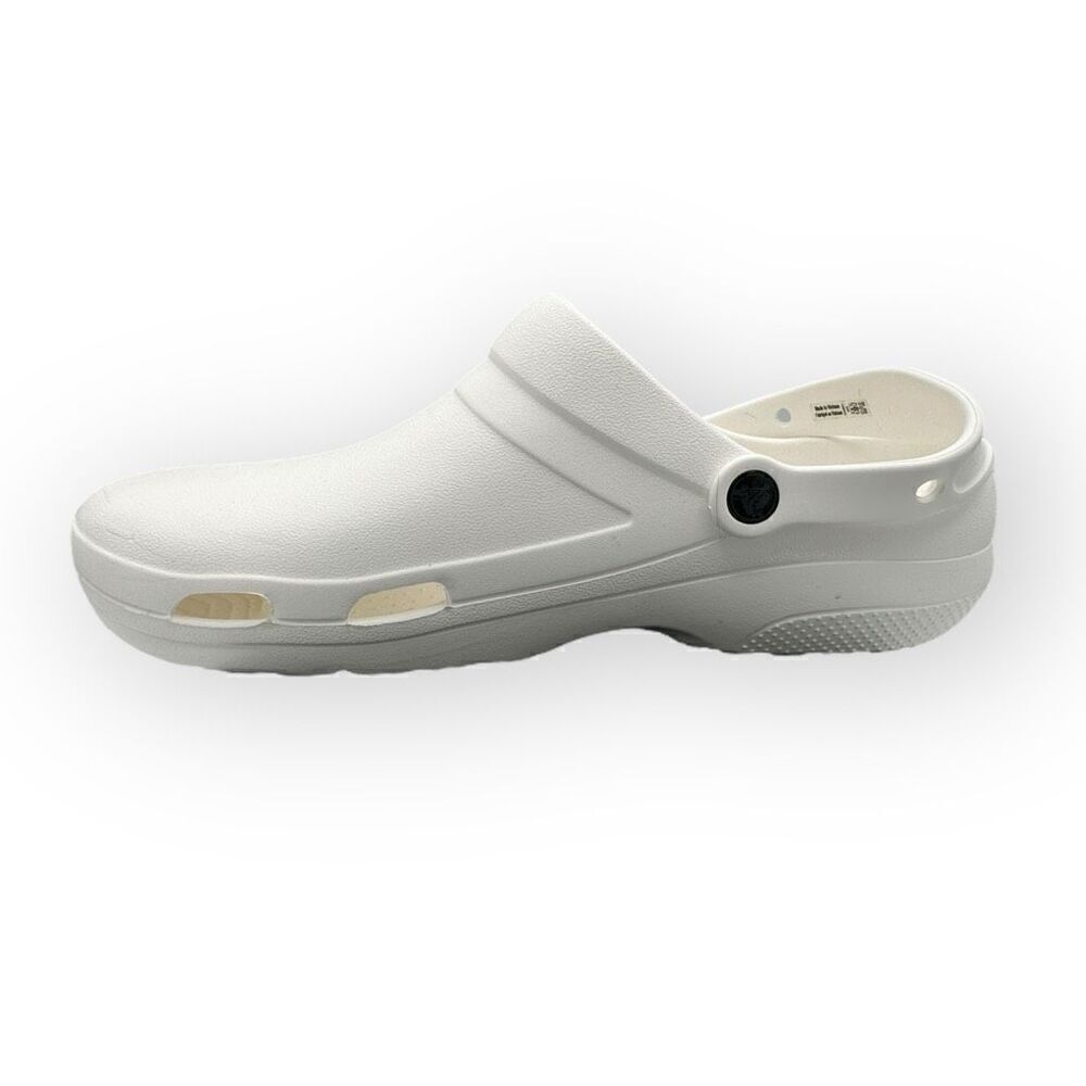 NWOT Crocs Unisex Work Specialist II Vent Clog White Size 13